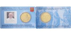 World Coins - Vatican, Pope Francis I, 50 Euro Cent, Stamp & coin card n°3, 2013, Nordic