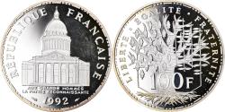 World Coins - Coin, France, Panthéon, 100 Francs, 1992, Paris, Proof, , Silver