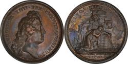 World Coins - France, Medal, Louis XIV, La Hollande Subjuguée, History, 1672, Mauger