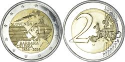 World Coins - Slovenia, 2 Euro, Barbara Celiska, 2014, , Bi-Metallic, KM:New