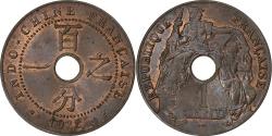 World Coins - French Indo-China, 1 Centième, 1922, Poissy, Bronze,