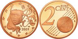 World Coins - France, 2 Euro Cent, 2009, BE, , Copper Plated Steel, KM:1283