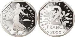 World Coins - Coin, France, Semeuse, 2 Francs, 2000, Paris, Proof, , Nickel