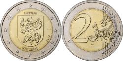 World Coins - Latvia, 2 Euro, Vidzeme, 2016, Vilnius, Bi-Metallic,