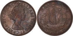World Coins - Coin, Great Britain, Elizabeth II, 1/2 Penny, 1963, , Bronze, KM:896