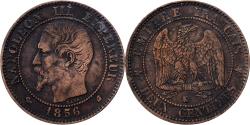 World Coins - France, 2 Centimes, 1856, Bordeaux, Bronze, , KM:796.6
