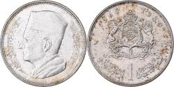 World Coins - Morocco, Mohammed V, Dirham, 1960, Paris, Silver, , KM:55