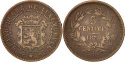 World Coins - Coin, Luxembourg, William III, 5 Centimes, 1870, Utrecht, , Bronze