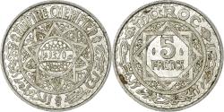 World Coins - Coin, Morocco, Mohammed V, 5 Francs, 1950, Paris, , Aluminum, KM:48