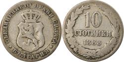World Coins - Coin, Bulgaria, Ferdinand I, 10 Stotinki, 1888, VF(20-25), Copper-nickel, KM:10