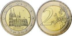 World Coins - France, 2 Euro, Nordrhein-Westfalen, 2011, Munich, Bi-Metallic,
