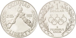 Us Coins - United States, Dollar, 1988, U.S. Mint, San Francisco, , Silver, KM:222