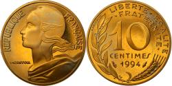 World Coins - Coin, France, Marianne, 10 Centimes, 1994, Paris, BE, , Aluminum-Bronze