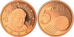 World Coins - VATICAN CITY, 5 Euro Cent, 2008, BU, , Copper Plated Steel, KM:377