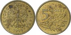 World Coins - Poland, 5 Groszy, 1999