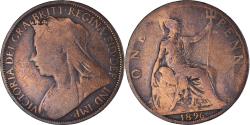 World Coins - Coin, Great Britain, Penny, 1896