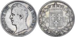 World Coins - Coin, France, Charles X, 5 Francs, 1829, Bayonne, , Silver, KM:728.8