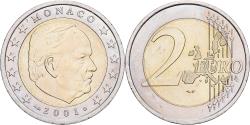 World Coins - Monaco, Rainier III, 2 Euro, 2001, Paris, Bi-Metallic, , Gadoury:MC179