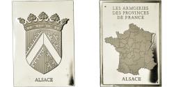 World Coins - France, Medal, Les Armoiries des Provinces de France, Alsace, 1976,