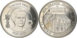 World Coins - France, Medal, Simone Veil, Collection Panthéon, Politics, 2017,