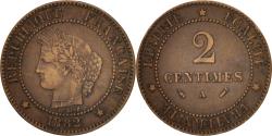 World Coins - Coin, France, Cérès, 2 Centimes, 1882, Paris, , Bronze, KM:827.1