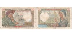 World Coins - France, 50 Francs, Jacques Coeur, 1940-09-26, W.20, VF(20-25)