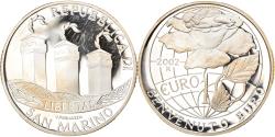 World Coins - San Marino, 10 Euro, Bienvenue à l'Euro, 2002, Rome, Proof, , Silver