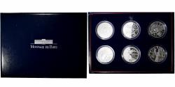 World Coins - France, Set 6x10 Francs, Aventure du XXe siècle, 2000, MDP, Proof, Silver