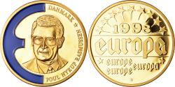 World Coins - France, Medal, Pool Nyrup Rasmussen, Politics, Europa, , Copper Gilt