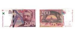 World Coins - France, 200 Francs, Eiffel, 1996, AU(55-58), Fayette:75.2, KM:159a