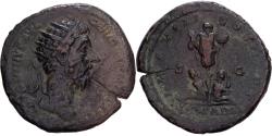 Ancient Coins - Roman Empire, Marcus Aurelius, Dupondius, 177, Rome, Bronze,