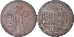 World Coins - Coin, Russia, Nicholas I, 2 Kopeks, 1840, Saint-Petersburg, , Copper
