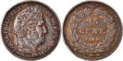 World Coins - Coin, France, Louis-Philippe, 25 Centimes, 1845, Lille, , Silver