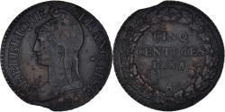 World Coins - Coin, France, Dupré, 5 Centimes, AN 5, Paris, Clipped, , Bronze