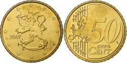 World Coins - Finland, 50 Euro Cent, 2007, Vantaa, Nordic gold, , KM:128