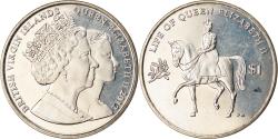 World Coins - Coin, BRITISH VIRGIN ISLANDS, Dollar, 2012, Franklin Mint, Reine Elizabeth à