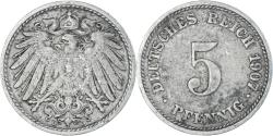 World Coins - Coin, Germany, 5 Pfennig, 1907