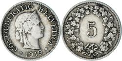World Coins - Coin, Switzerland, 5 Rappen, 1919