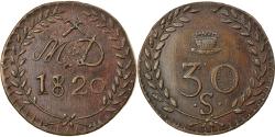 World Coins - Coin, France, 30 Sous, 1820, Anzin, , Bronze