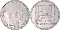 World Coins - Coin, France, Turin, 20 Francs, 1938, Paris, , Silver, KM:879