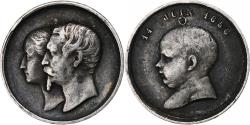 World Coins - France, Quinaire, Naissance de Napoléon IV, 1856, , Silver