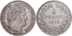 World Coins - Coin, France, Louis-Philippe, 5 Francs, 1838, Marseille, , Silver