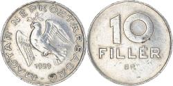 World Coins - Coin, Hungary, 10 Filler, 1989, Budapest, , Aluminum, KM:572