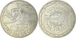 World Coins - France, 10 Euro, Nord-Pas de Calais, 2012, Paris, , Silver, KM:1880