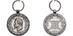 World Coins - France, Medal, Napoléon III, Campagne d'Italie, 1859, Silver, Barre,