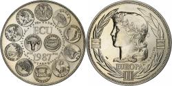 World Coins - France, Medal, Ecu Europa, Marianne, 1987, Copper-nickel,