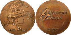World Coins - France, Medal, Aéroport de Paris, Orly Ouest, 1971, Devigne, , Bronze