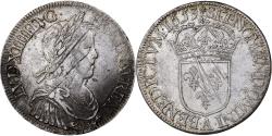 World Coins - France, Louis XIV, Écu à la mèche longue, 1653, Paris, Silver,