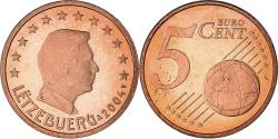 World Coins - Luxembourg, 5 Euro Cent, 2004, , Copper Plated Steel, KM:77