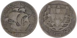 World Coins - Coin, Portugal, 2-1/2 Escudos, 1933, , Silver, KM:580